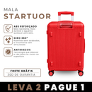 [LEVE 2 PAGUE 1] Mala de Viagem StarTuor em ABS com Rodinhas 360° Alça Ajustável e Fechamento com Senha